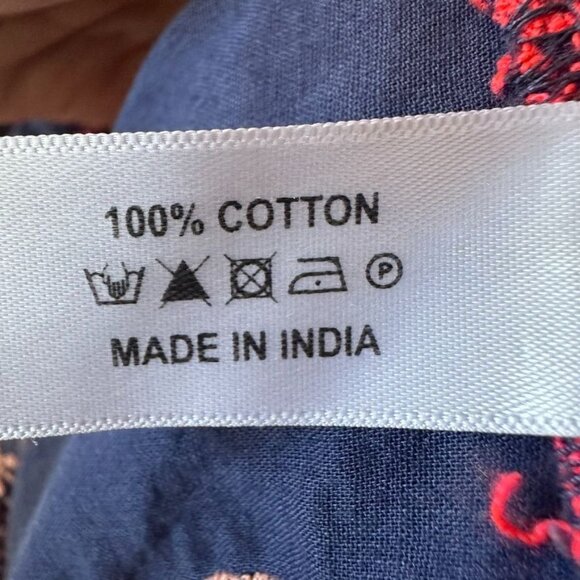 Boho Colorful Summer Dress V-Neck Resort Wear Size Medium - Picture 6 of 9